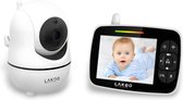 Bol.com LAKOO BabyGuard Compact HD - Babyfoon met Camera en 35” Monitor - 1080p Full HD - Nachtzicht - Bewegingsdetectie - Terug... aanbieding