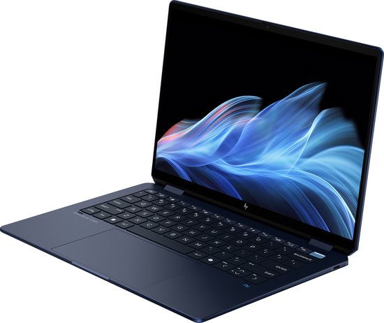 HP OmniBook Ultra Flip 14-fh0635nd Copilot+ PC Intel Core Ultra 7 256V Laptop 35,6 cm (14") Touchscreen 3K 16 GB LPDDR5x-SDRAM 1 TB SSD Wi-Fi 7 (802.11be) Windows 11 Home Blauw - HP - Hoofdafbeelding