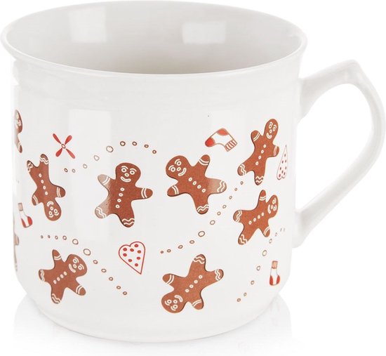 Mug en céramique GINGERBREAD MAN 700 ml - Mug à café - Tasse à thé - Café - Tasse