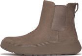 FitFlop F - Bottes pour femmes Chelsea à plateforme en daim Mode GRIS - Taille 37