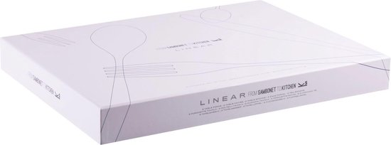 Sambonet Ménagère Linéaire - Zwart - 30 pièces / 6 personnes