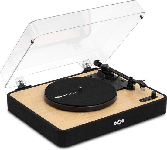 House of Marley Revolution Bluetooth platenspeler - LP Speler - Vinyl - Ingebouwde Stofkap - Audio Technica element - Anti Skate - Gemaakt van Duurzame Materialen