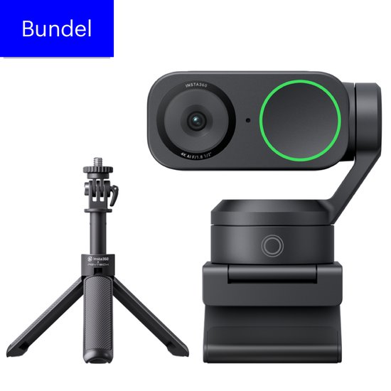 Insta360 Link 2 Stand Bundel - 4K Webcam met AI Facetracking