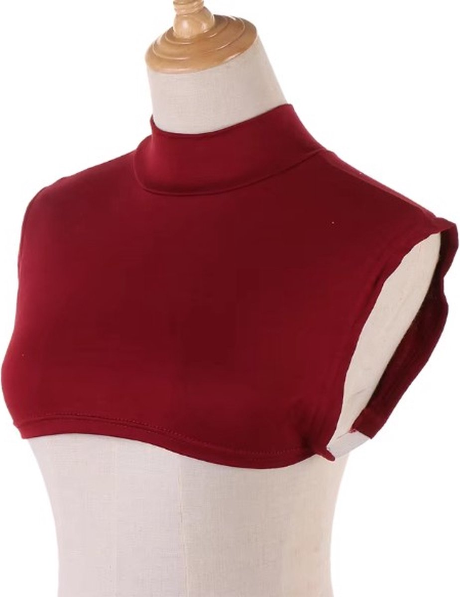 Actie4you® - Neppe Longnek trui - Fake Coltrui - Nep Coltrui – Coltrui Kraag – Coltrui - Bordeaux