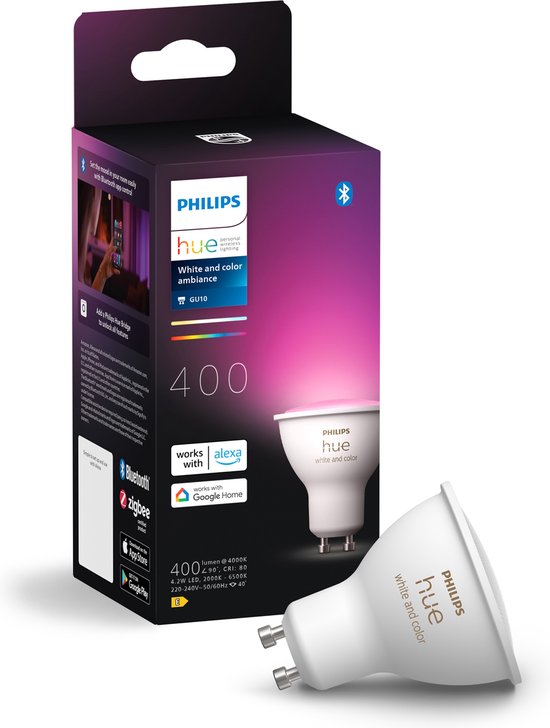 Philips Donegal Inbouwspots - Hue White & Dimmer - Antraciet