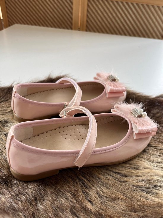 Eleri Ballerina C | Bailarinas en charol de color borgoña intenso con
