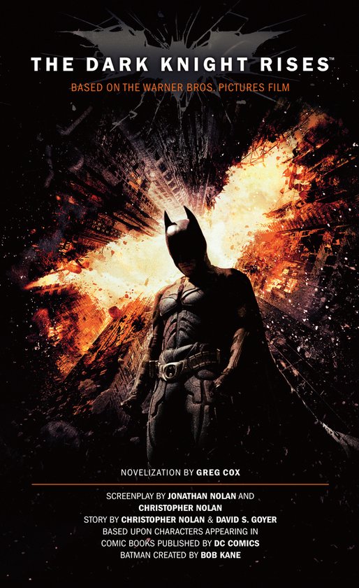 Dark Knight Rises Official Movie Noveliz - cover