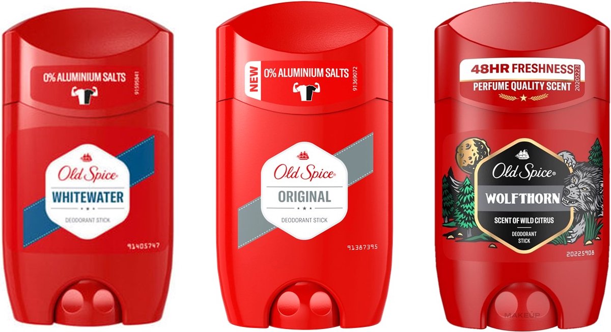Goedkoopste Old Spice deo stick mix Original, Whitewater, Wolfthorn- Deodorant - 50 ml