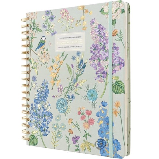 Planificateur hebdomadaire Equivera 2025 - Planificateur hebdomadaire - Agenda - Calendrier - Planificateur mensuel - Planificateur familial