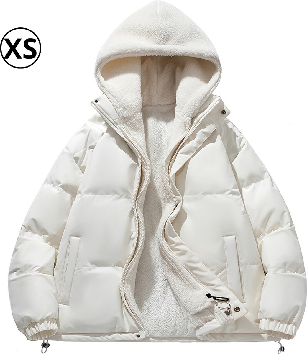 Bovista Parka Heren Winterjas Sherpa Voor Heren Jas Winter Volwassen Extra Zacht Beige