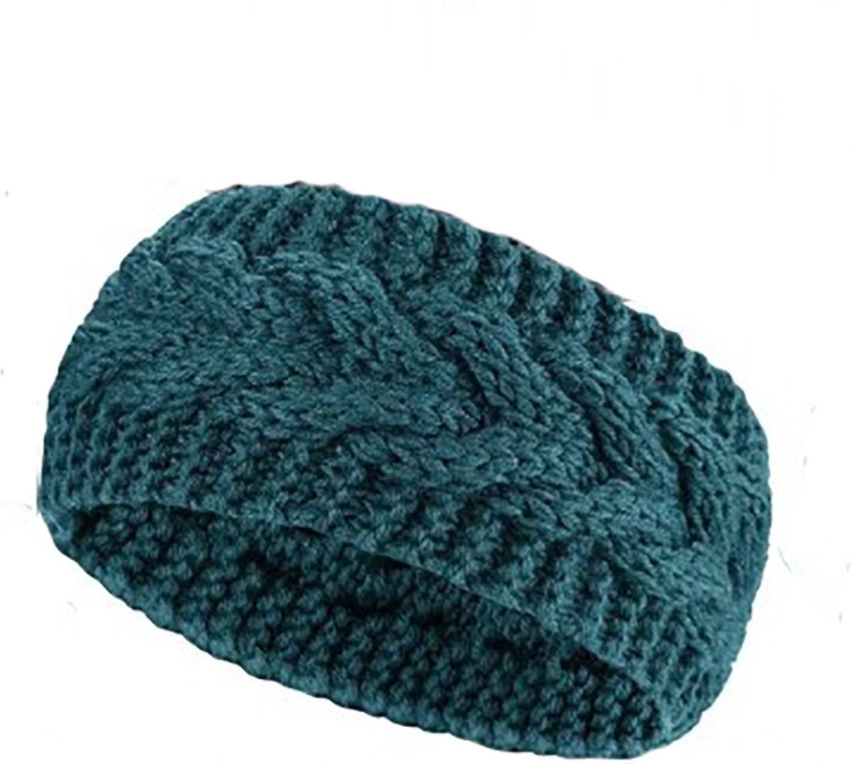 Actie4you® - Warme Gebreide Hoofdband - Dames Oorwarmers - Haarband - Oorwarmers hoofdband – Rekbaar - Blauw