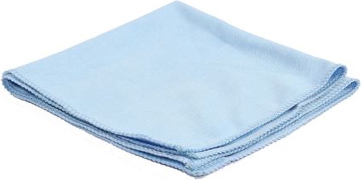 Goedkoopste Weska - Microvezel - Glasdoek - 40x40 cm - Blauw