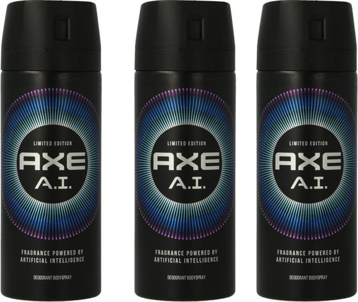Goedkoopste Axe Deo Spray A.I. - 3 x 150 ml