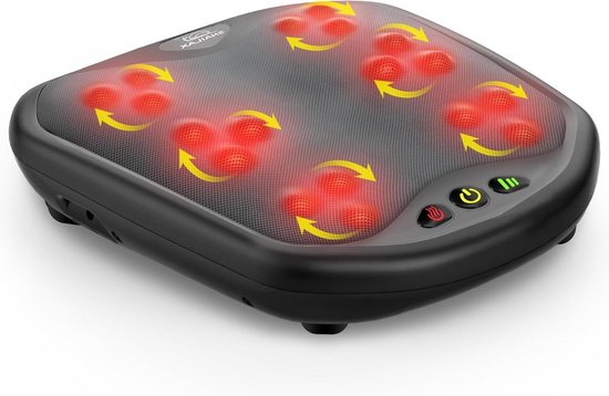 Voet Massager met Warmte Functie 18 Flexibele Knedende Massagekoppen Massagers. bol