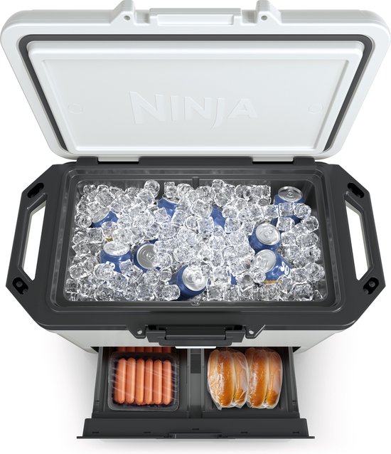 Ninja Frost Vault Koelbox - 47 Liter - Stevig en Handig - Langdurige IJsopslag - Wit - FB151EUWH van Ninja — afbeelding 4