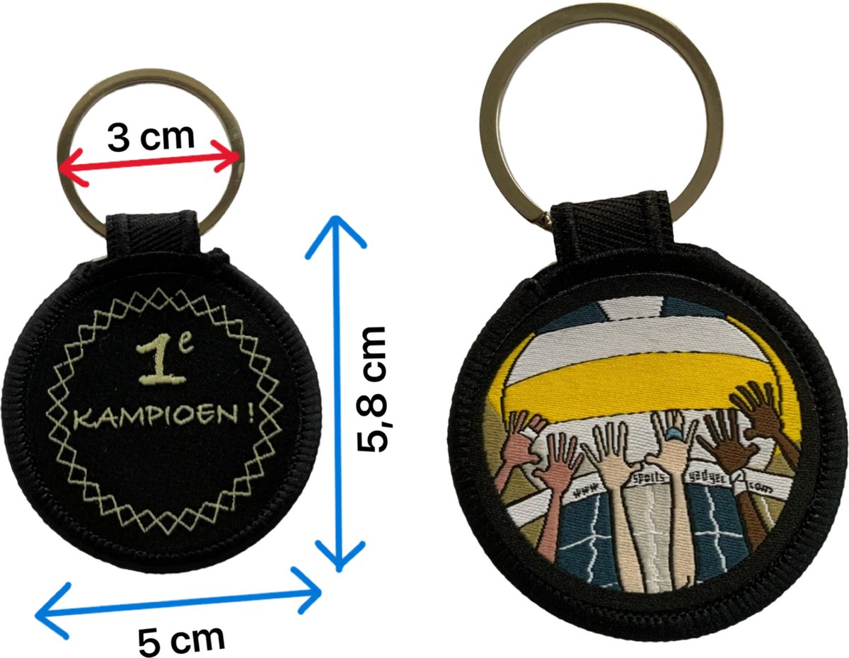 SPORTS-GADGET , kampioen volleybalsleutelhanger , volleybalsleutelhanger , volleybal , sleutelhanger
