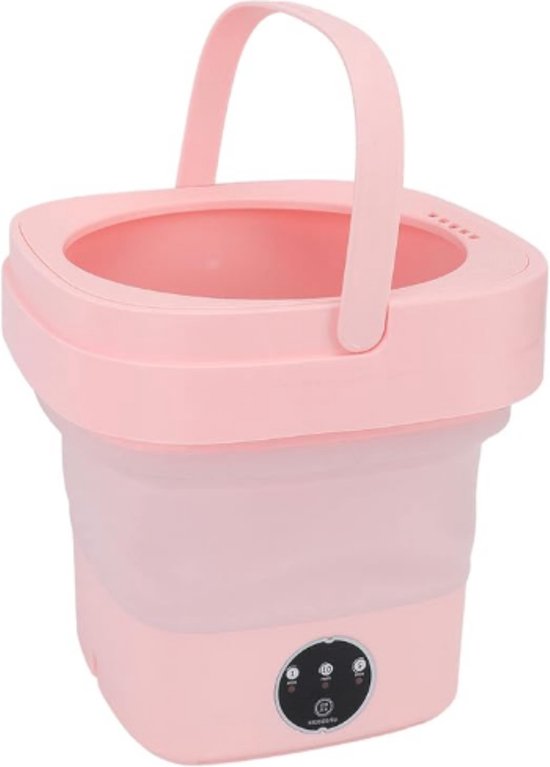 Mini opvouwbare wasmachine, draagbaar wassen en drogen, geïntegreerd
