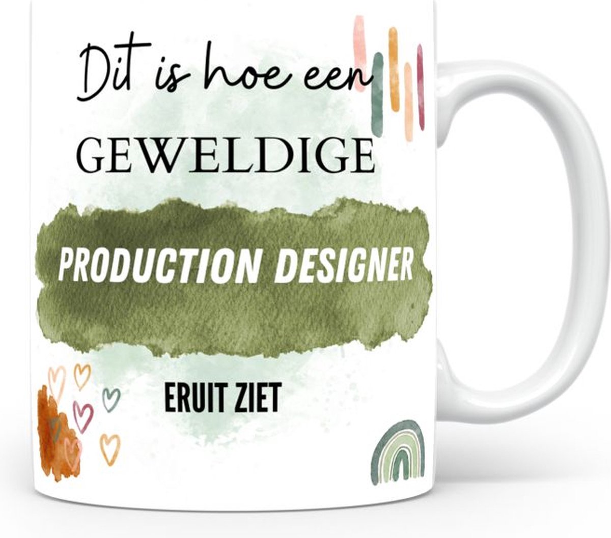 Mok bedrukken met beroep Production designer