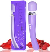 Bol.com Sensual-U Elegance Curve - Therapeutisch massageapparaat - USB-oplaadbaar - 8 snelheden 20 vibratiestanden - Siliconen m... aanbieding