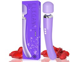 Sensual-U Elegance Curve - Fluisterstille Vibrator - Wand massager voor Clitorale stimulatie – Seksspeeltje met 8 snelheden en 20 standen – Lila