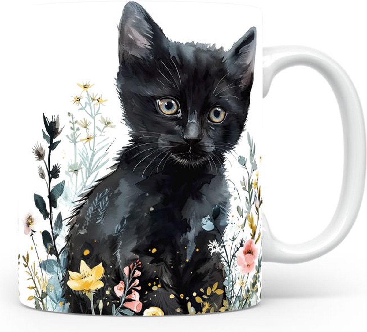 Mok met Zwarte Kat