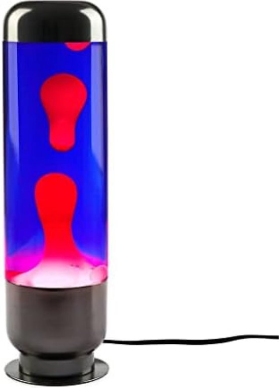 Lavalamp - Blauw & Rood - 35 cm - Lava Lamp - Lavalampen | bol