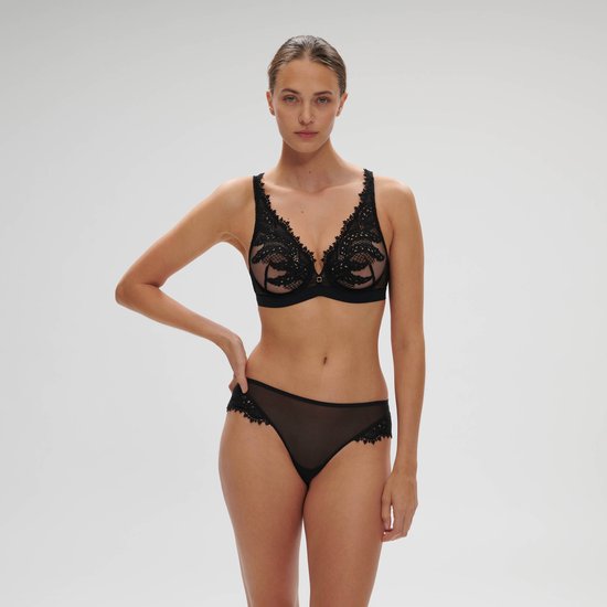 Simone Pérèle - BH à armatures Mystic - taille 75E - Zwart