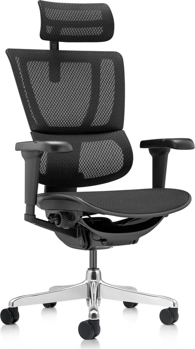 Bureaustoel / directiestoel ERGOHUMAN SLIM ULTRA GEN2 mesh zwart hjh OFFICE