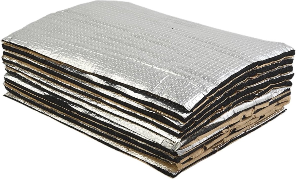 Geluiddemping Mat voor Auto en Bestelwagen - 20 Vellen van 5mm Dikte