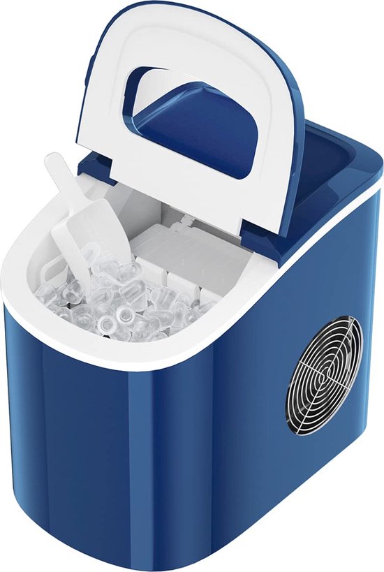IJsblokjesmachine met 12 kg capaciteit in 24 uur, 2 ijsblokjesmaten en 2,2 liter waterreservoir van Klarstein — afbeelding 5
