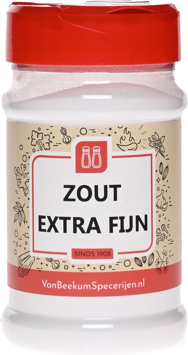 Goedkoopste Van Beekum Specerijen - Zout Extra Fijn - Strooibus 320 gram