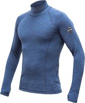 Sensor - Baselayer - Thermoshirt - Merino - Bold - Lange Mouw - Rolkraag - Heren - Cool Blue - X-Large