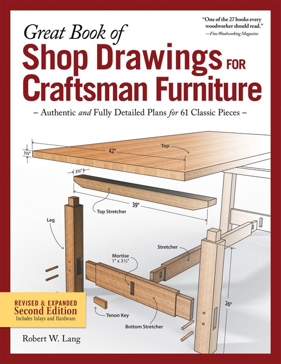 Great Book of Shop Drawings for Craftsman Furniture, Revised ... - cover