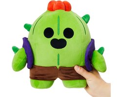 foto van Brawl Stars - Brawl Stars poppen - Katoenen Kussen Poppetjes - Knuffel - SPIKE