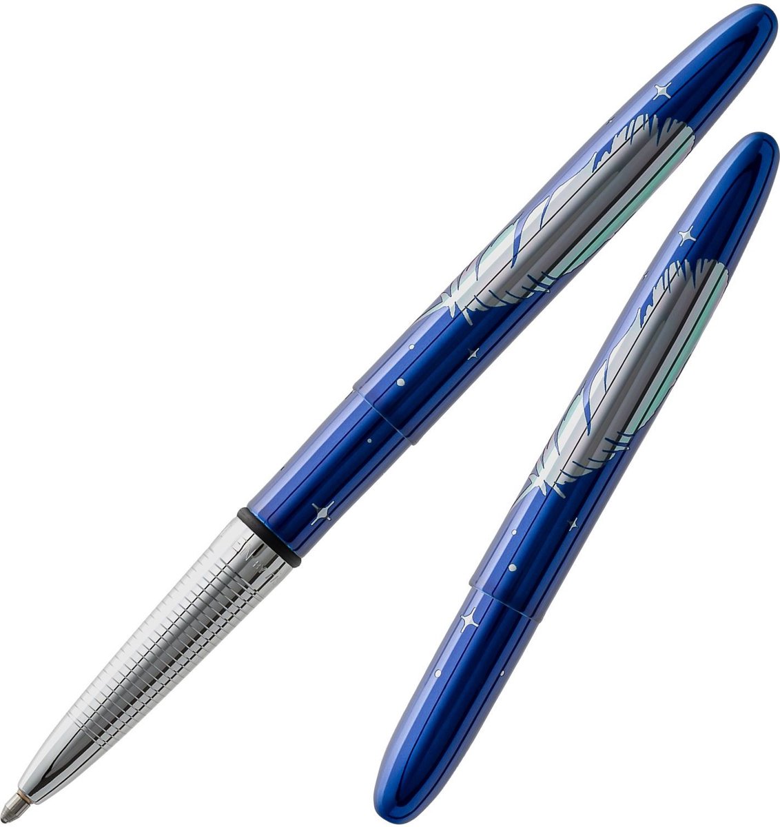 Bullet Space Pen Blauwe Maan met Blue Origin Veergravure (#400BB/FS-BO)