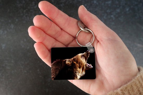 Porte-clés - Ours - Animal sauvage - Dents - Cadeaux - Plastique