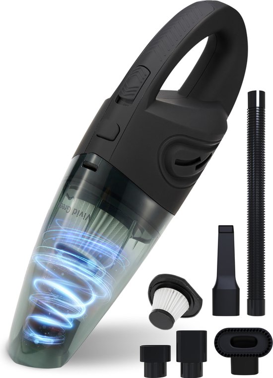 Kruimeldief Handstofzuiger 120W Snoerloos Zwart