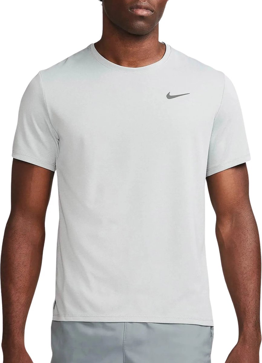 Nike Dri-FIT UV Miler Shirt Heren Grijs