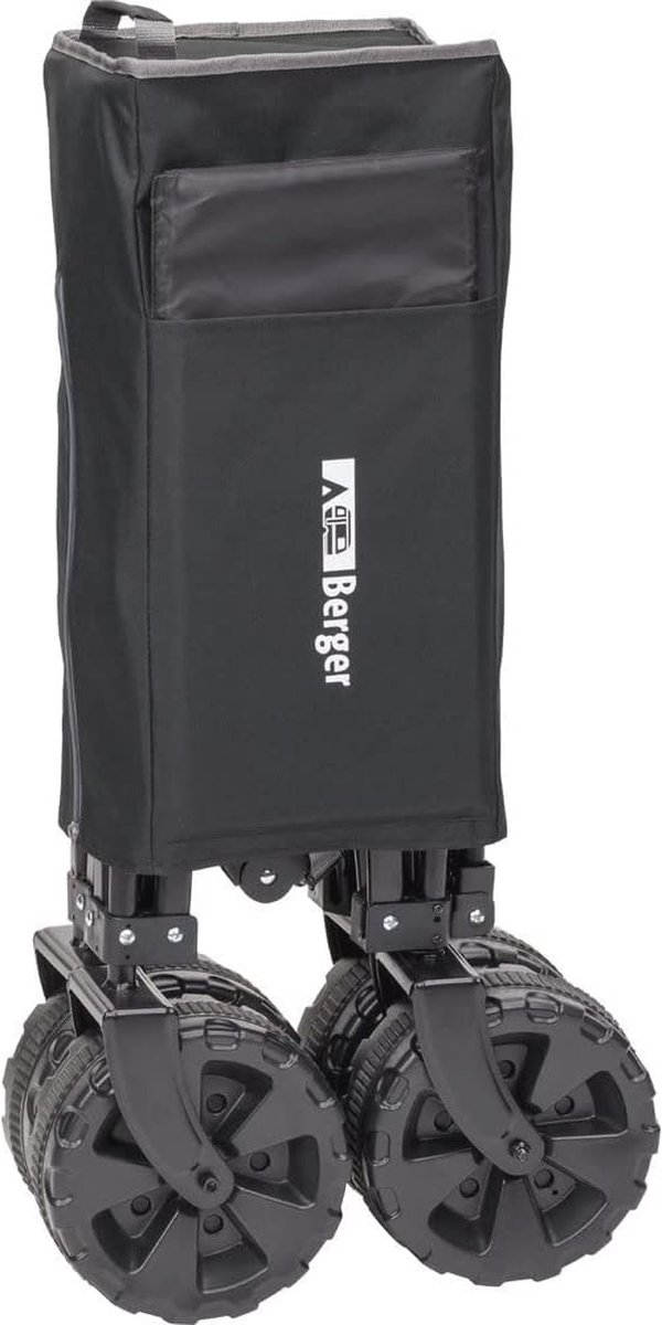 Opvouwbare Bolderkar - 130 Liter - Transportkar tot 100 kg met Beschermhoes - Zwart van LuftMann — afbeelding 2