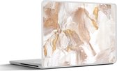 Laptop sticker - 11.6 inch - Verf - Goud - Chic - 30x21cm - Laptopstickers - Laptop skin - Cover