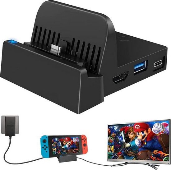 Console Dock Station - voor Nintendo Switch/Switch OLED - 4K HDMI