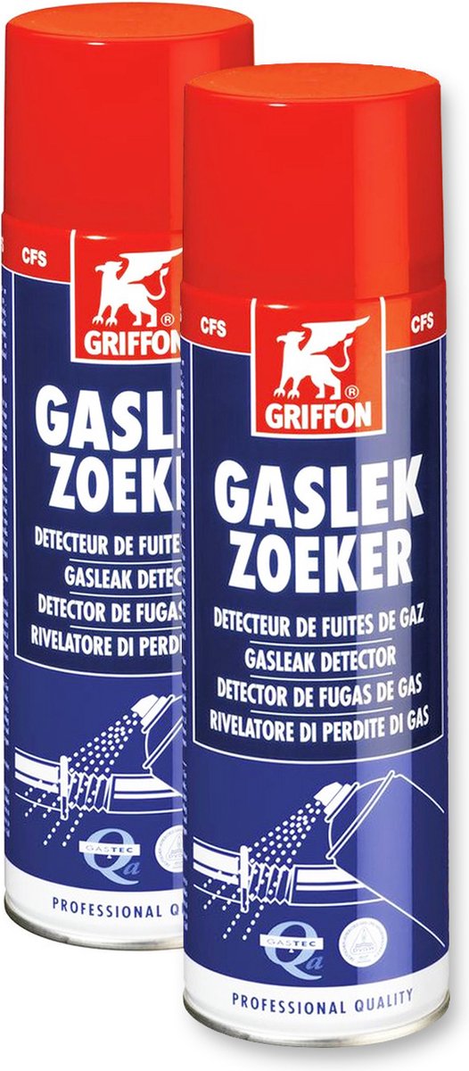 Griffon Gaslekzoeker 400Ml Spuitbus - 2 stuks