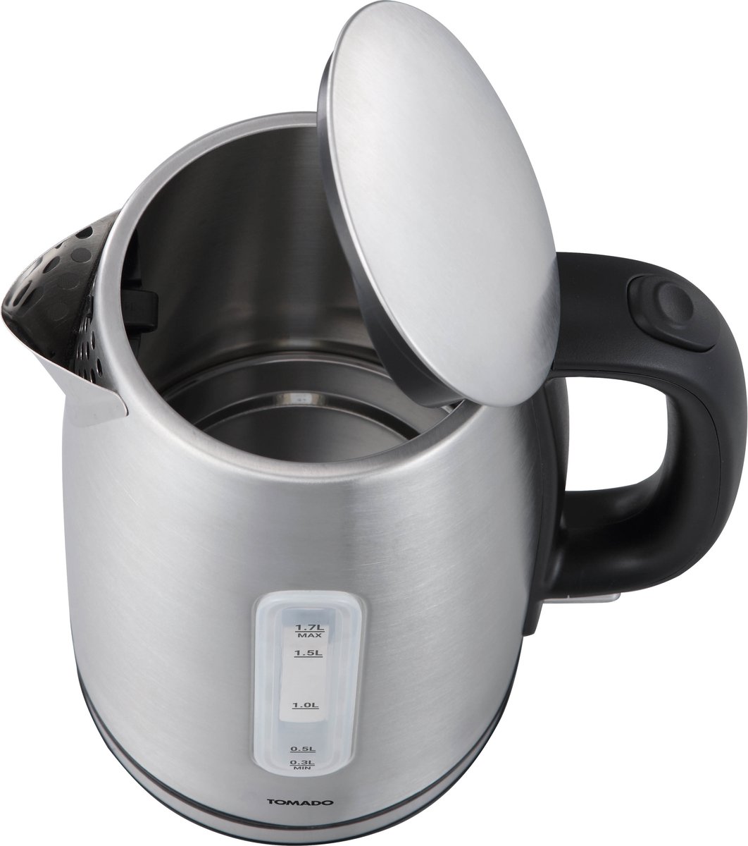 Tomado TWK1709S - RVS Waterkoker - 1,7 liter inhoud - 2200W - Kalkfilter - Waterniveau indicator — afbeelding 6
