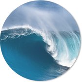 Muismat - Mousepad - Rond - Zee - Golf - Hawaii - 20x20 cm - Ronde muismat