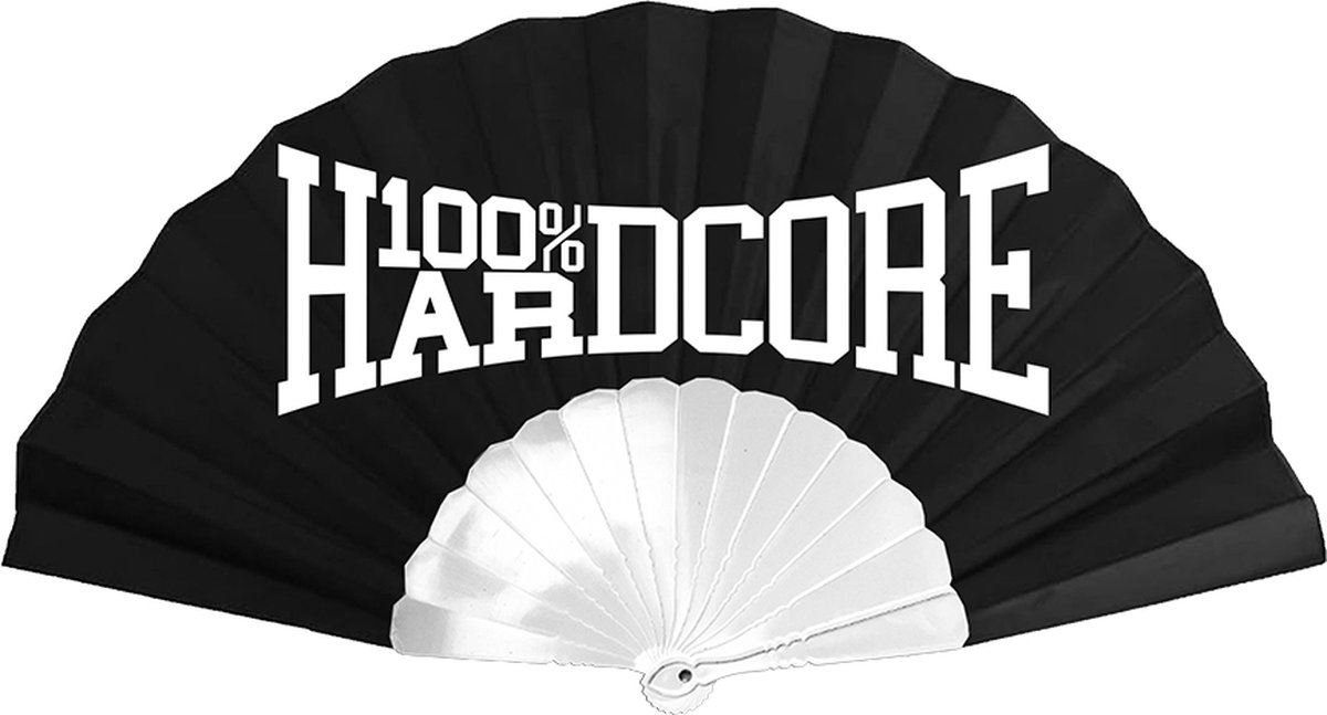 100% Hardcore Waaier with pride zwart