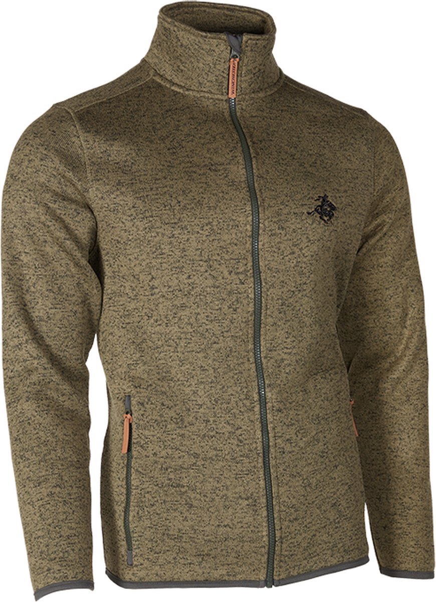 Winchester Fleece Jas - Heren - Sneldrogend - Stille & Lichte Stof - Veel Zakken - Alaska - Khaki - Maat L