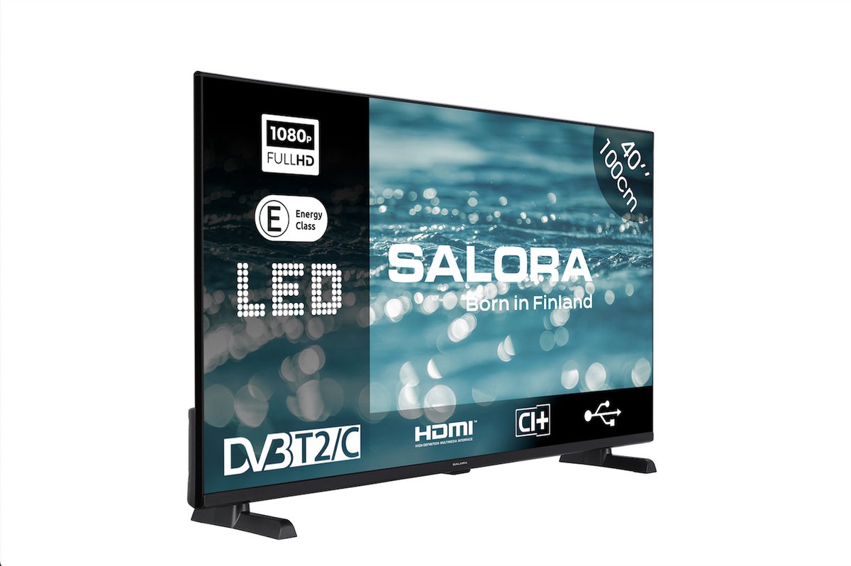 Salora 40FL200 LED TV 40 Inch Full HD Zwart - afbeelding 3