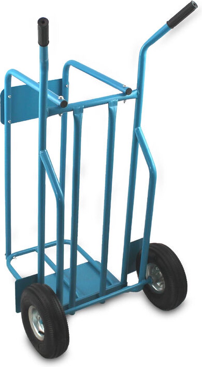 BITUXX - Brandhoutkar - Houtkar - Houttransporthulp - Steekwagen - Blauw
