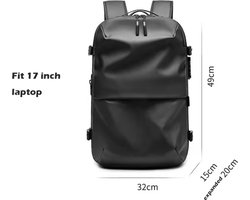 Vacuüm Rugzak - Travel - Backpack - Airbag - Reistas - Handbagage - Grote Reisrugzak voor Dames en Heren