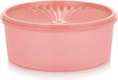 Boîte à biscuits Tupperware avec couvercle solaire 1,8 l rond saumon